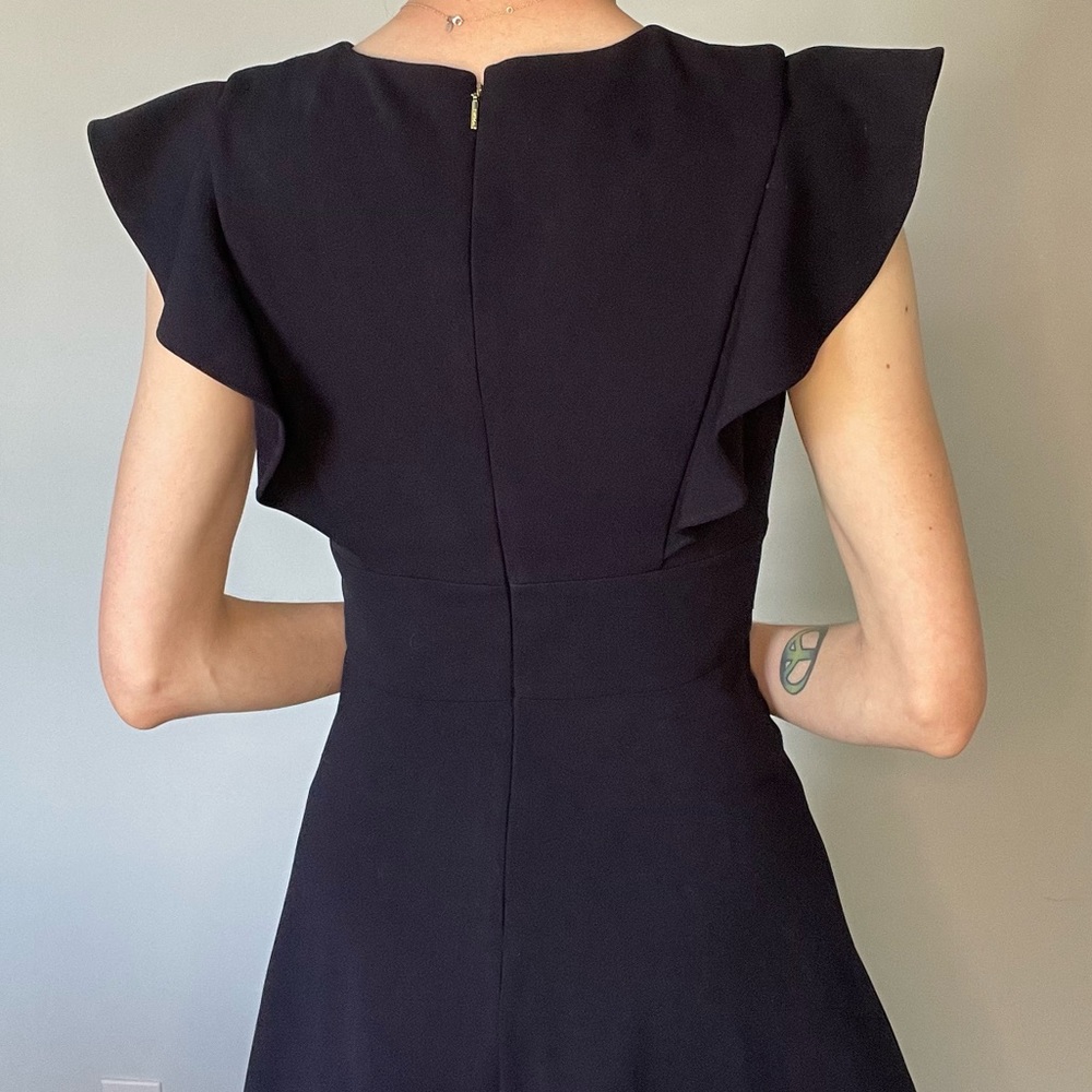 Cap Sleeve Ruffle Dress - Picture 4 of 6